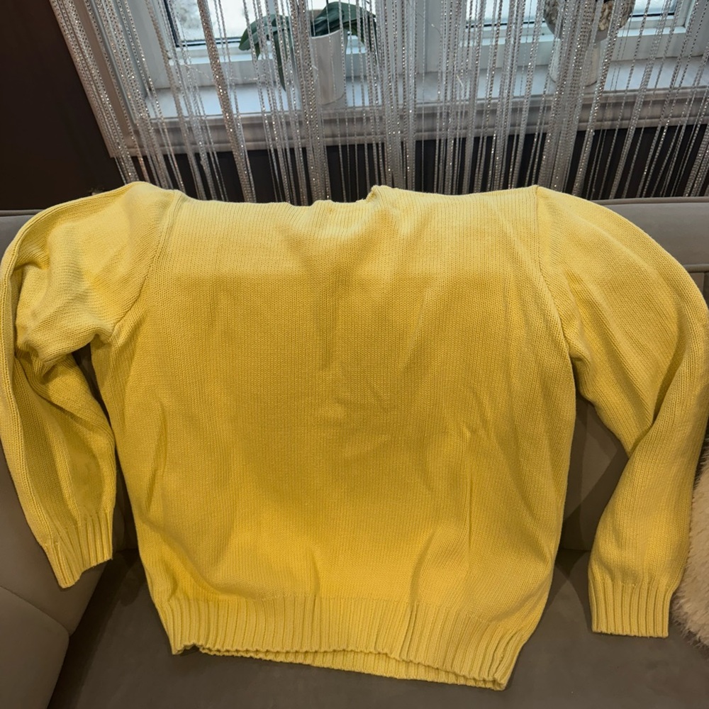 Polo by Ralph Lauren Bright Yellow Crewneck Sweater